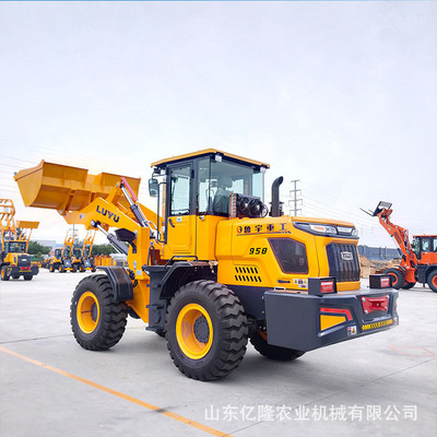 建筑工程柴油小铲车 农用养殖场清粪抓木机 958砂石煤炭装载机