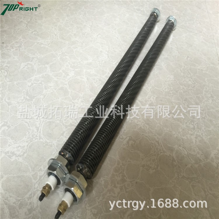 供应中央空调用翅片式电加热管 空调翅片发热管 空调翅片电热管