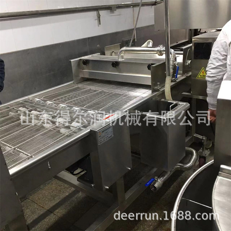 速冻薯条上浆机 土豆条淋浆机 防夹料设计 休闲食品挂浆裹粉设备