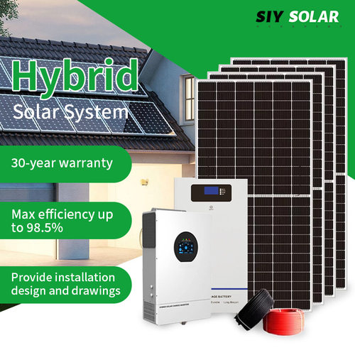 Hybrid Solar Power System 5kw on off Grid Solar System