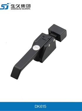 上海生久柜锁 SJ  shengjiu 配电柜柜锁 搭扣 DK615-1 -2黑色搭扣