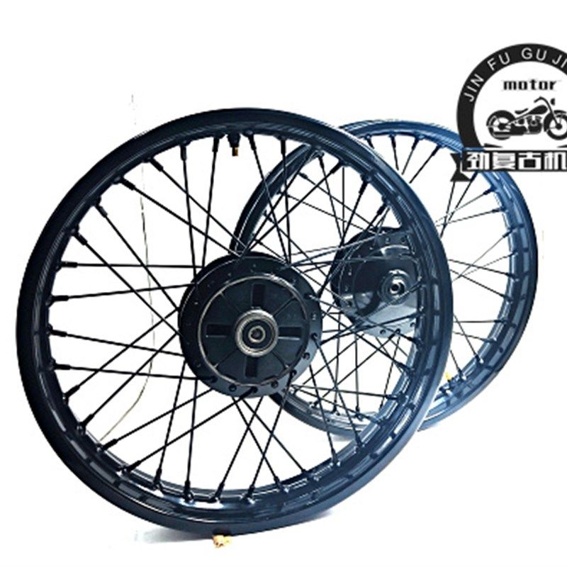 适用鑫源悠客125真空前后轮毂36辐条 嘉陵70JH70前后加宽17寸轮圈