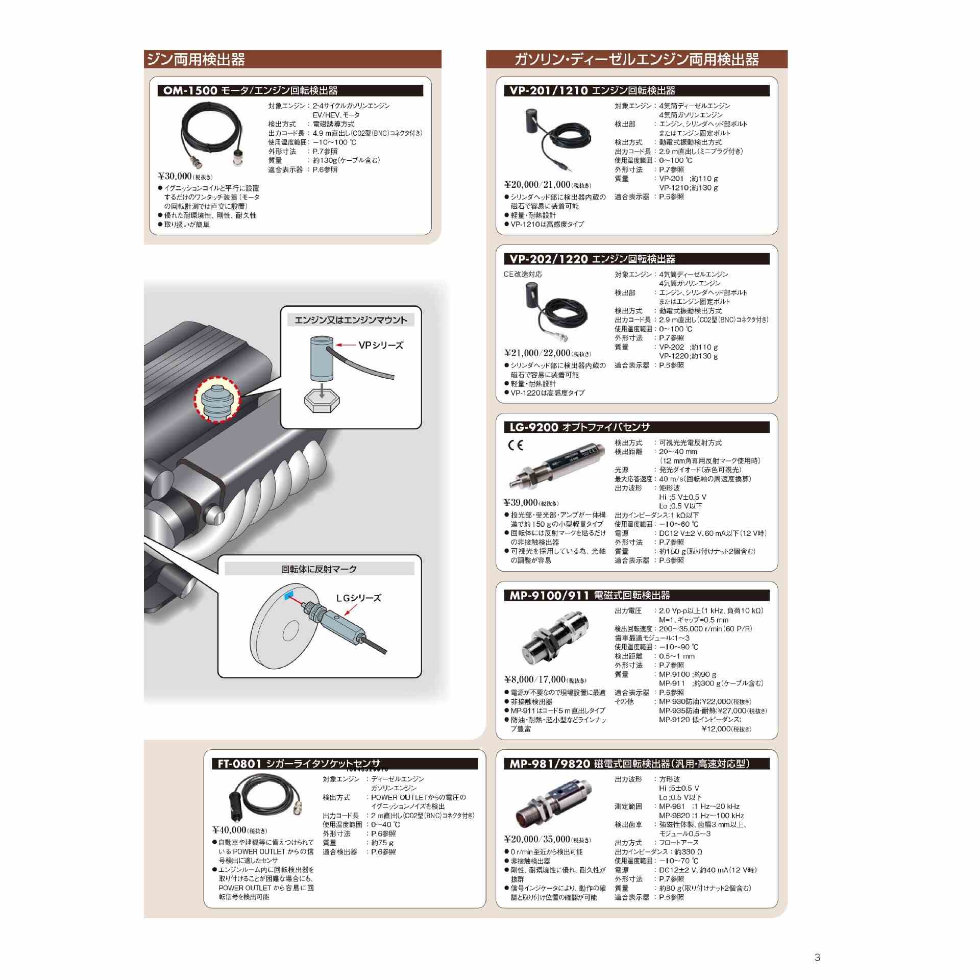 原装日本小野ONOSOKKI发动机旋转振动检测器VP-201 202 1210 1220