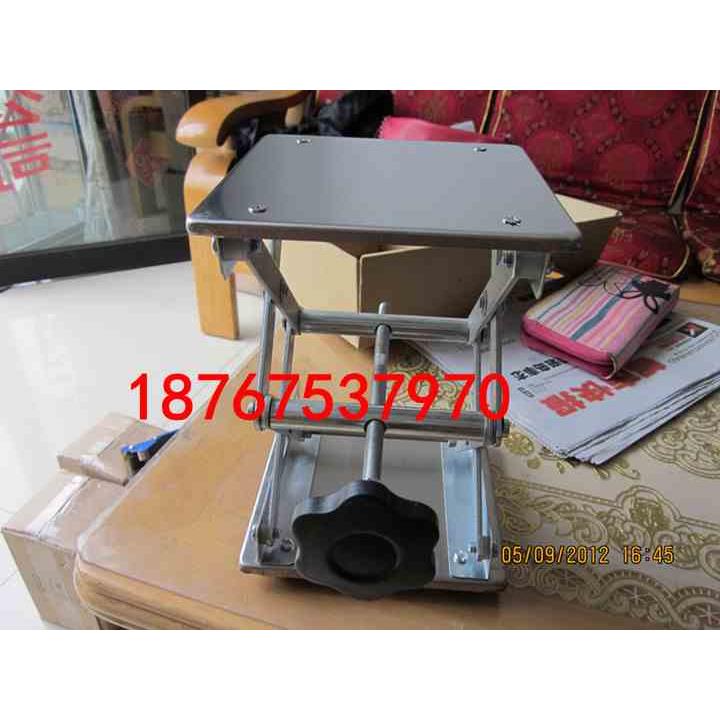 不锈钢升降台 15*15CM 实验室专用 升降台  物理教学仪器