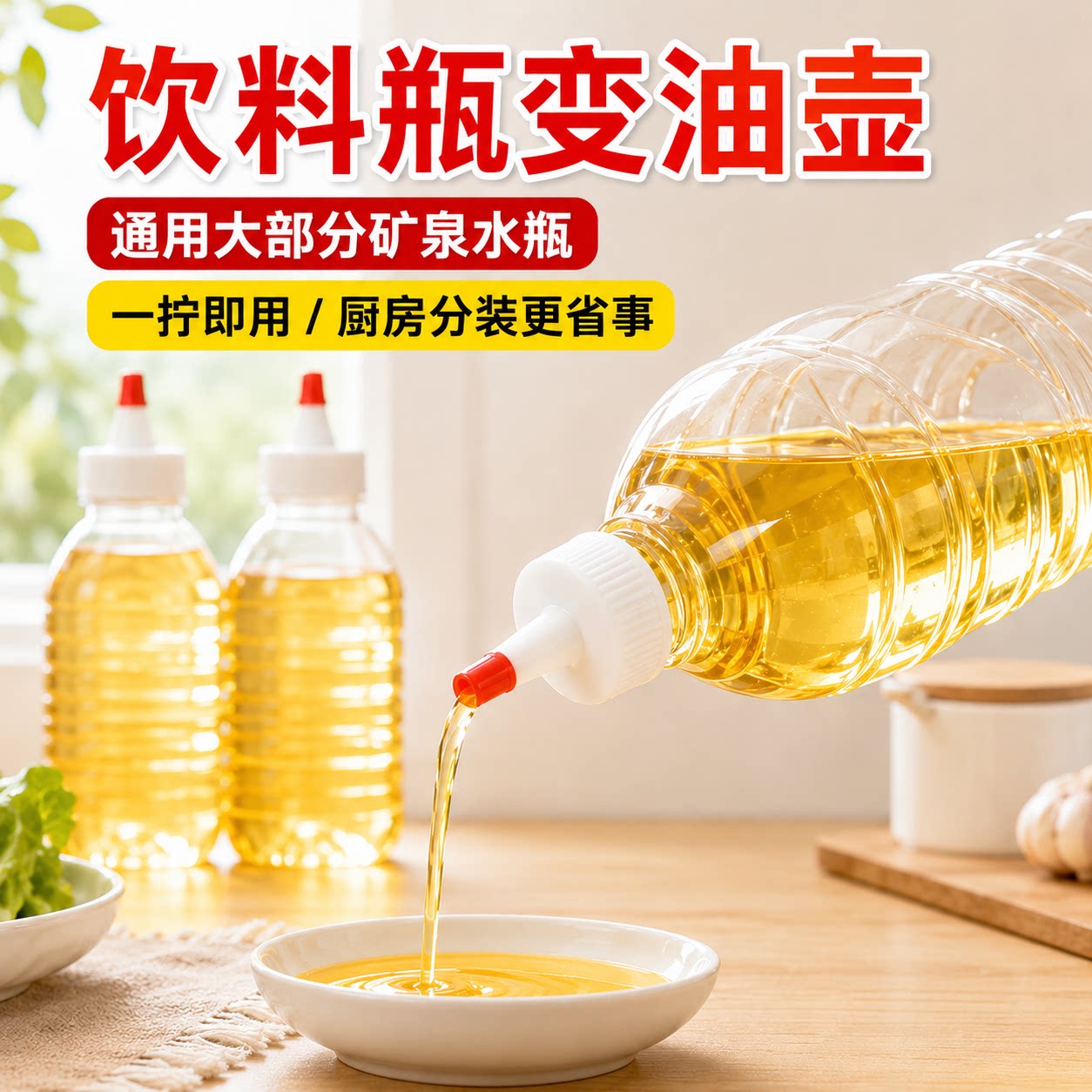 矿泉水瓶盖尖嘴转换头密封防漏