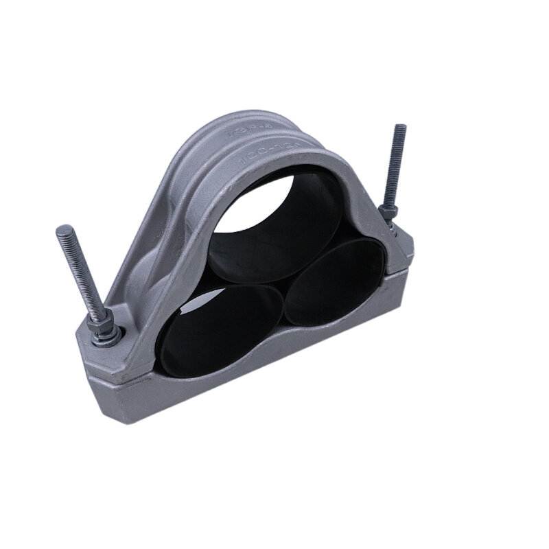 电缆固定夹 三芯铝合金夹具高压电缆卡抱箍电力金具jgp-0123456