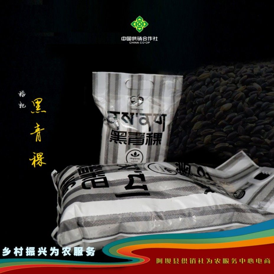 阿坝县托岗黑青稞糌粑1kg-4kg食用冷藏米香产地即食