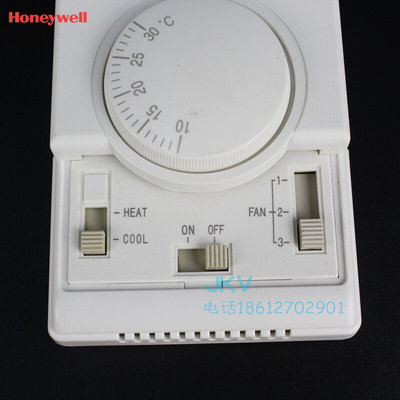 honeywell霍尼韦尔风机盘管温控器T6373BC1130机械式温控器二管制