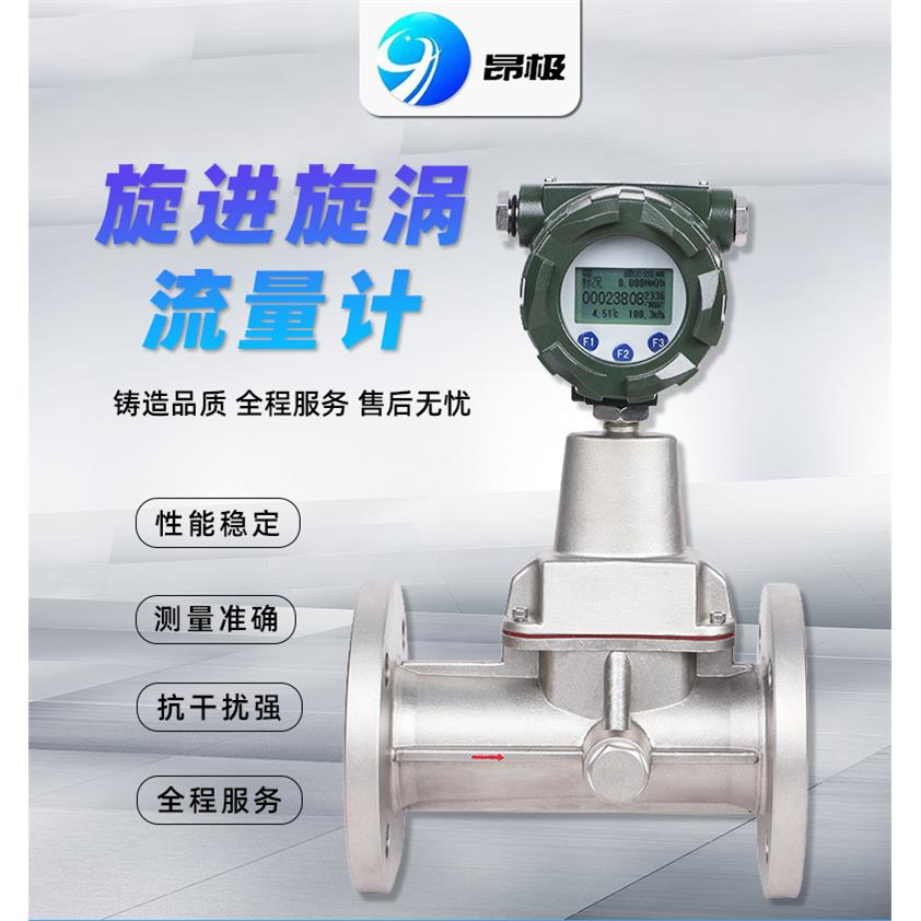 智能旋进旋涡流量计转换器压缩空气天然气煤气氮气计量价格电联