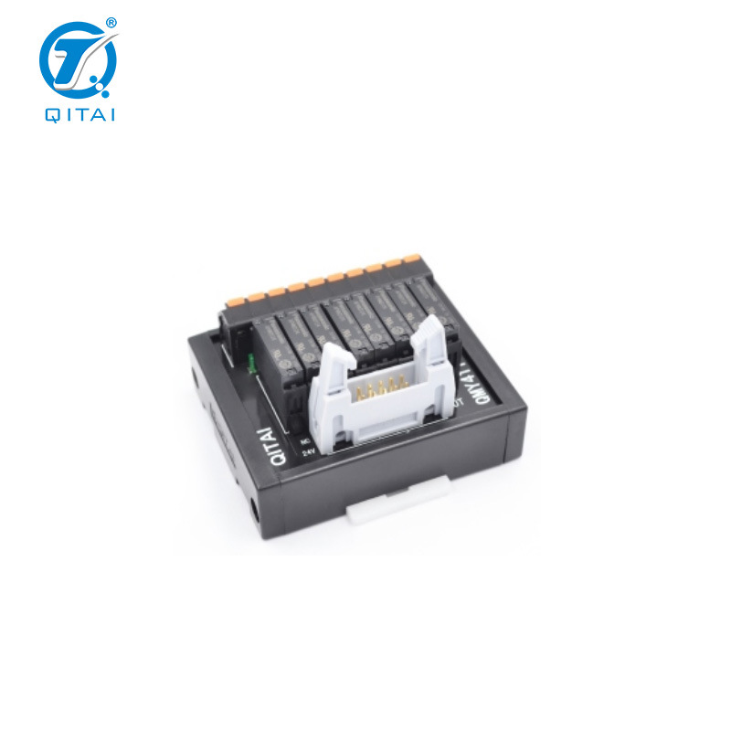 QMY411-P中转继电器模组可加底座端子台抗干扰牛角座接线继电器