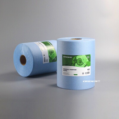 ORDER大卷式吸水吸油擦拭布KIM-X80六角压花擦机布 卷状擦拭纸