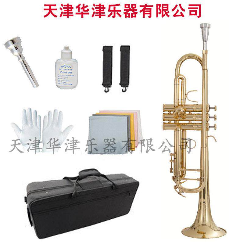华津降B调小号乐器儿童成人初学演奏级小号LT198-99