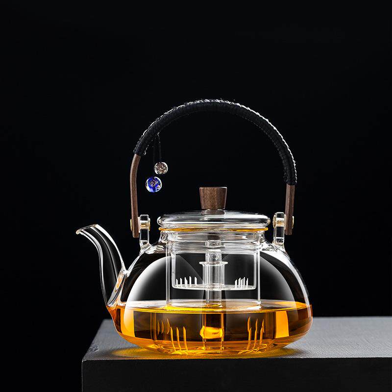 电陶炉小型超薄煮茶炉2026新款加厚煮茶器家用超小高端煮茶壶套装