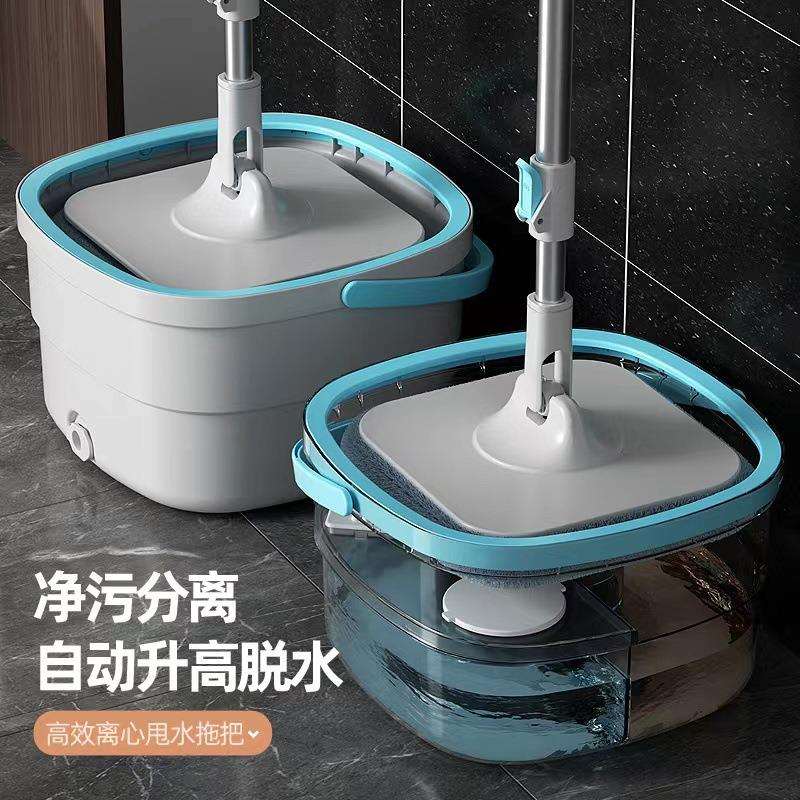 污水分离吸水拖把桶懒人家用免手洗旋转平板拖布
