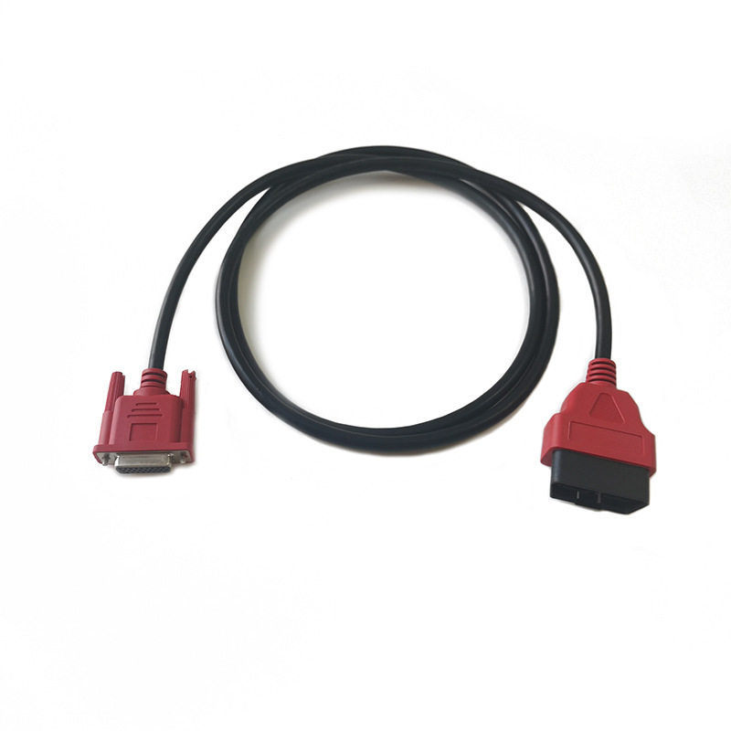 厂家供应OBDII OBD2汽车诊断线束5-FT双排转接延长线