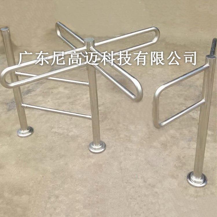 半高旋转闸单向出口半高旋转闸半高单向旋转不锈钢闸超市车站门
