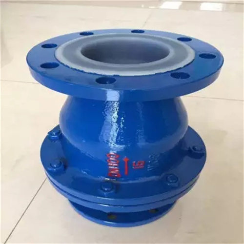 H44F46-10C DN50 衬胶衬氟法兰止回阀型号旋启式阀门经销商-钟祥