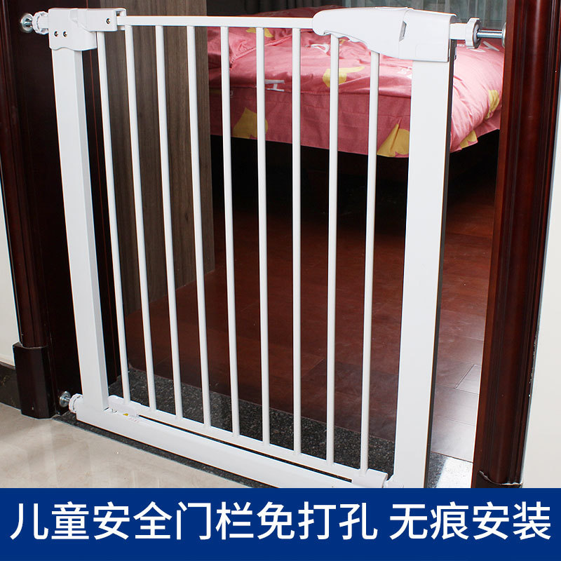 楼梯口免打孔铁护栏儿童宠物