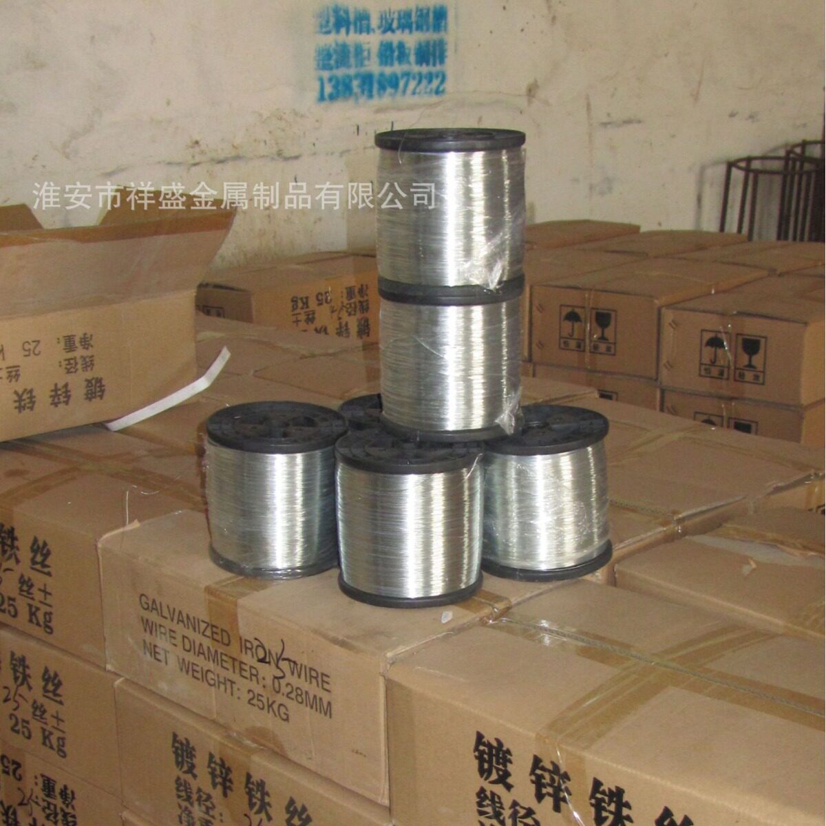 江苏厂家现货出口工艺品用低碳镀锌软铁丝 价格便宜