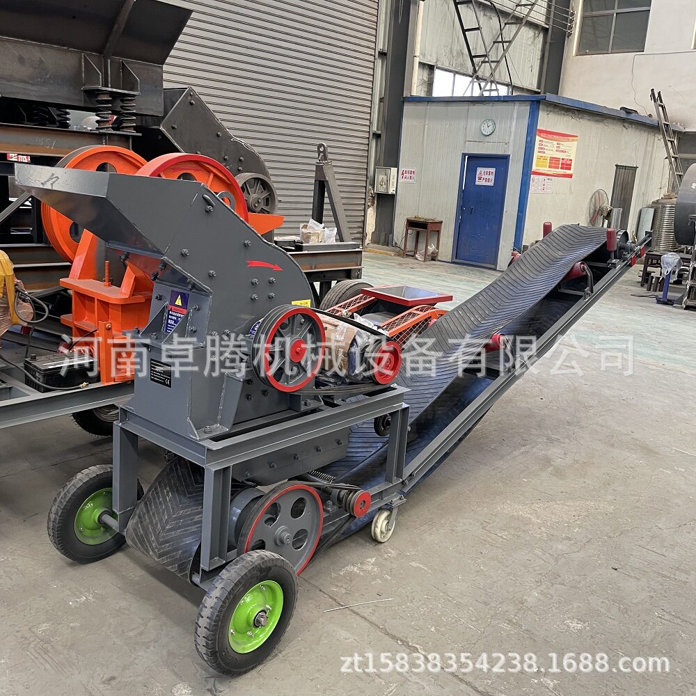 小型移动锤式建筑石料制砂机