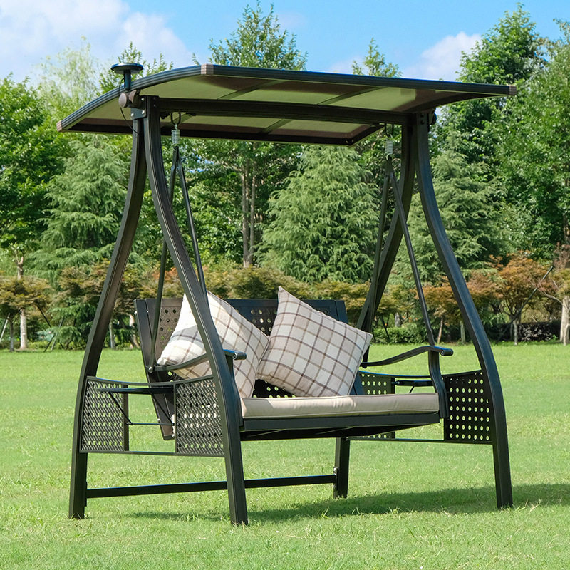 户外秋千庭院摇椅室外吊椅藤椅防雨花园阳台家用别墅荡秋千椅