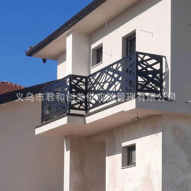 CNC金属护栏工程户外切割镂空镀锌围墙护栏庭院装饰隔断