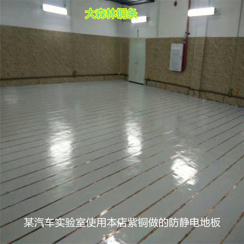 T2紫铜排接地铜排扁紫铜条导电母线排红铜排条方紫铜1215m