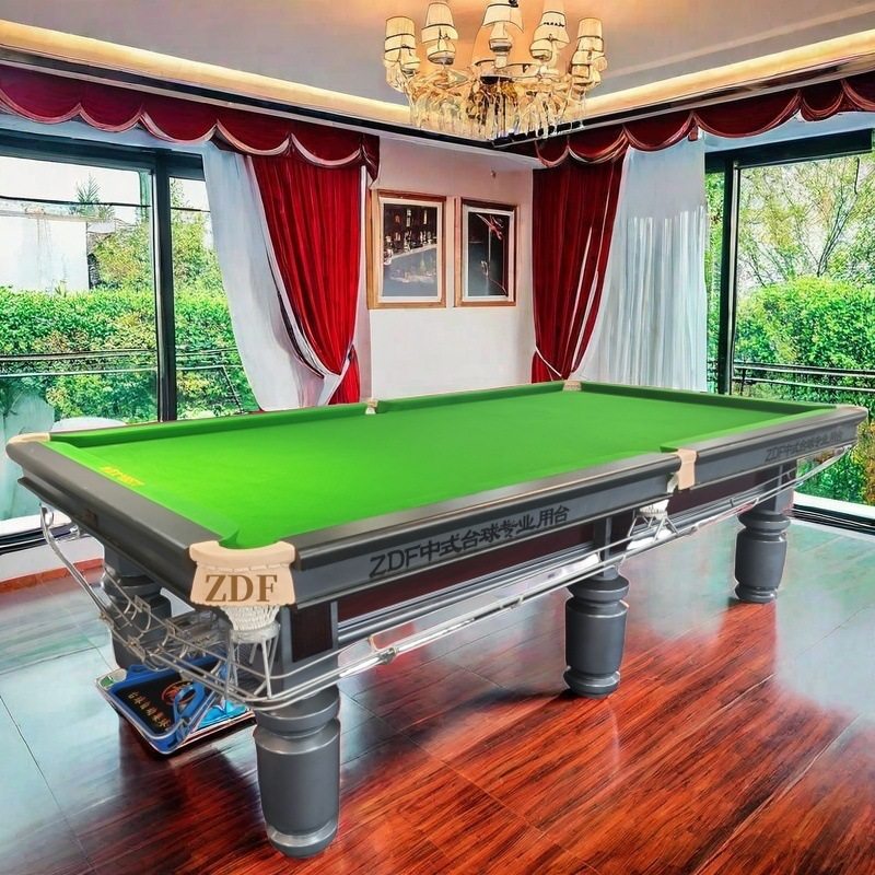 青海桌球厅球房台球室台球桌ZDF球星桌球台图片河南台球桌多少钱