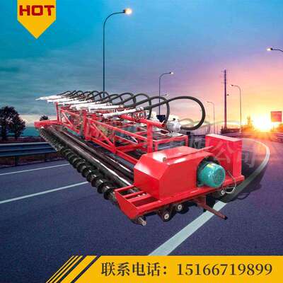 金尊水泥路面震动整平机混凝土摊铺振动一体机铺路机多功能一体