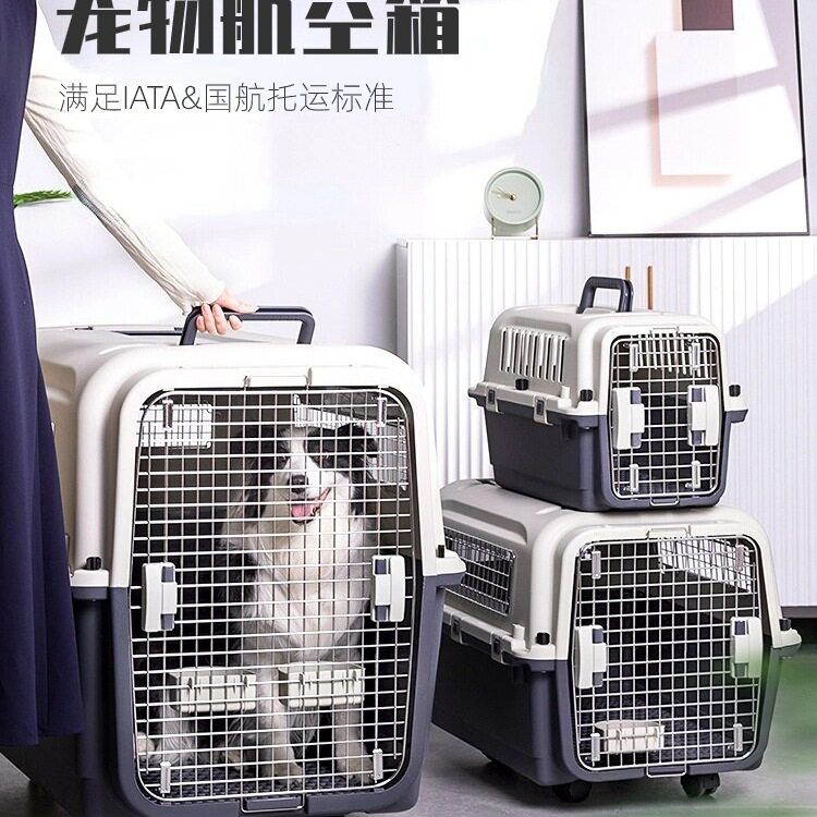 国航宠物航空箱狗狗猫咪大型犬车载狗笼东航南航托运猫狗笼子