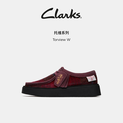 Clarks其乐Originals Torview W女士复古粗花呢袋鼠鞋