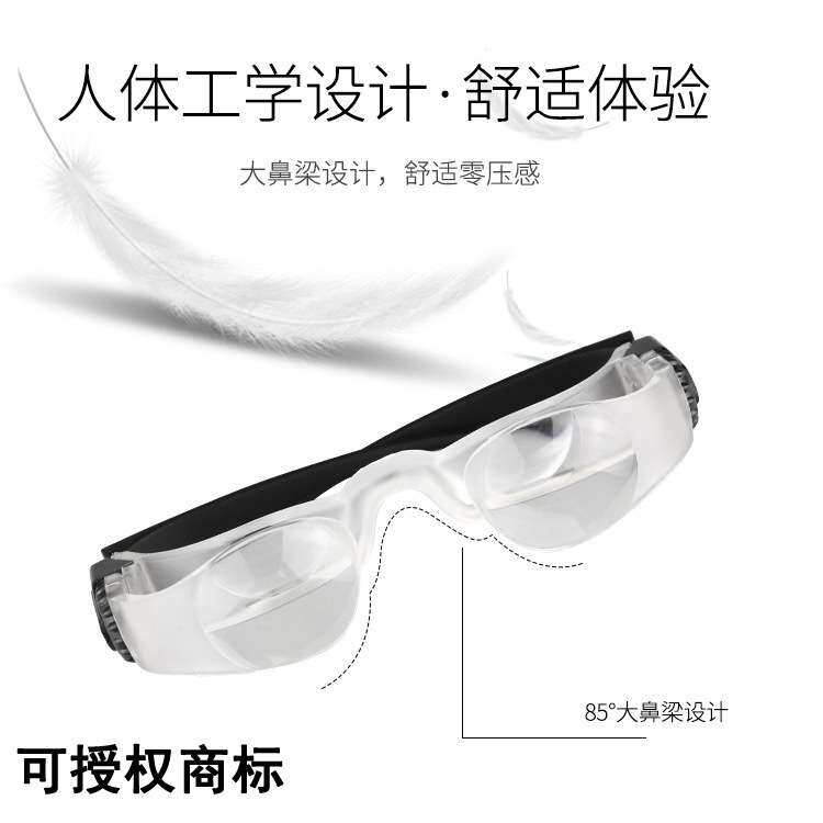 多眸钓鱼望远镜放大看漂偏光眼镜式垂钓钩鱼镜厂家供应近视头戴式