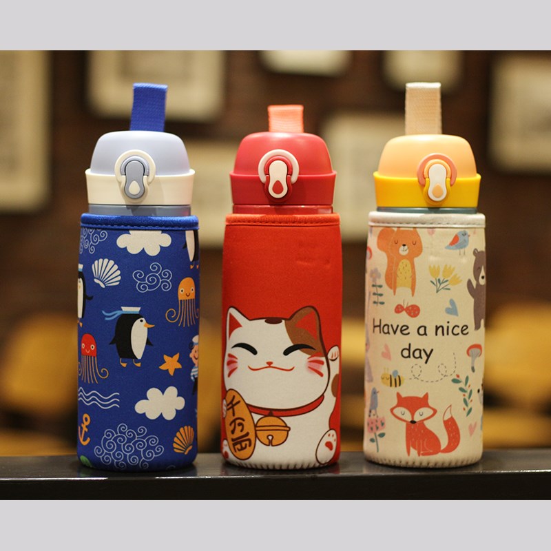 THERMOS膳魔师400ml保温杯套象泰福高380ml420ml通W用手提保温杯