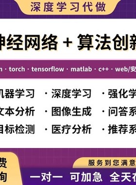 python代编程深度学习接单算法优化辅导编程讲解模型训练nlp代做