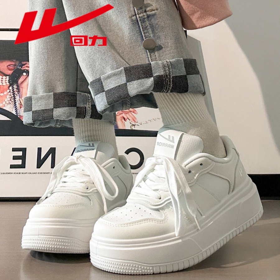 回力厚底小白鞋女2026新款简约配裙子板鞋透气百搭面包大头鞋子女,女鞋,时尚休闲鞋,淘宝优惠券,粉丝福利购,淘宝优惠卷