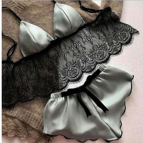 Spring/Summer Sexy Lace Strap Shorts Home Suit Sets 吊带短裤