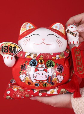 摆件罐礼品陶瓷h存钱虎年开业吉祥物家居创意手店铺2022虎储蓄年