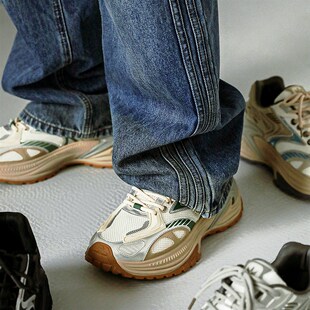老爹鞋男鞋夏季网面鞋透气国潮港风美式复古厚底潮牌高级感休闲鞋