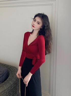 春装2024新款洋气高腰显瘦阔腿裤套装女时尚网红小个子两件套配件