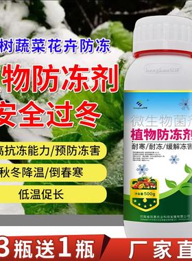 植物防冻剂防冻液果树树木苗木蔬菜花卉大蒜抗寒防寒抗冻液