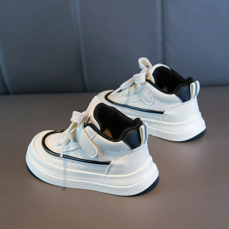 童鞋男童女童鞋子儿童运动鞋男孩小白鞋中筒板鞋2023秋季春秋新款