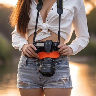 单反相机固定腰带微单电登山骑行腰包带户外减压摄影配件器材稳定