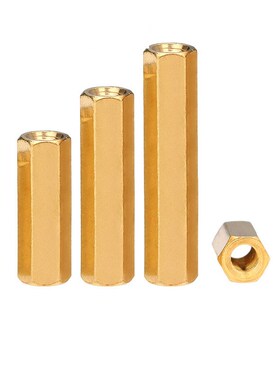 六角铜柱双通隔离支撑铜柱 M3*4x7x11x13x15x17x19x21x23x26x27mm