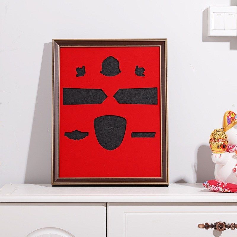 退休肩章徽章相框实木框徽章展示框臂章奖章收藏相框无痕钉挂墙,家居饰品,相框/画框,淘宝优惠券,粉丝福利购,淘宝优惠卷