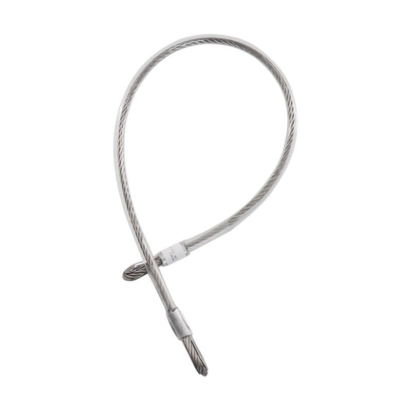 钢缆锚点带辅助挽索户外高空作业救D援钢丝绳室外电网施工连接钢