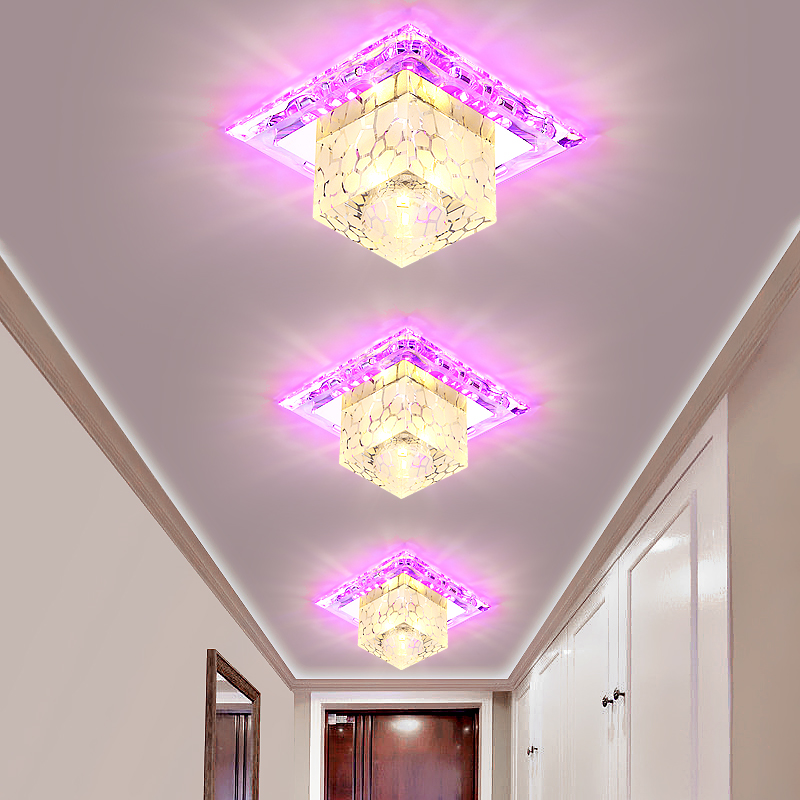 网红新款过道灯走廊l灯门厅入户进门玄关led射灯天花灯阳台灯创意