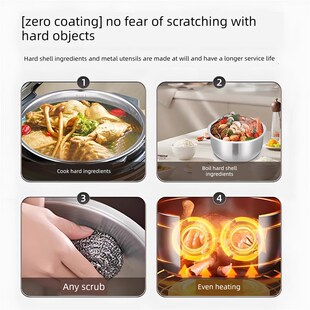 适用于象印电饭煲内胆ZAQ18C/WAH18C/WXQ18C内锅316L不锈钢零涂层