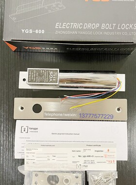 Ygs-600-S2阳格电动插头锁阳光电控锁Ygs-600-S5 Yg200S-A数量优