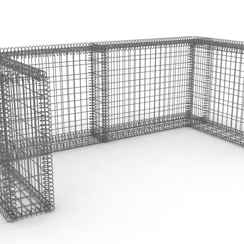 KAAPGN品牌5-8m?m镀锌电焊A石笼网民宿景观装饰围墙5x5cm孔钢筋