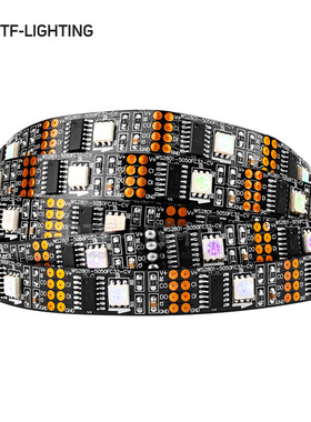 精品led全彩灯条WS2801 5050贴片双信号WS2801ic幻彩DC5V软灯带